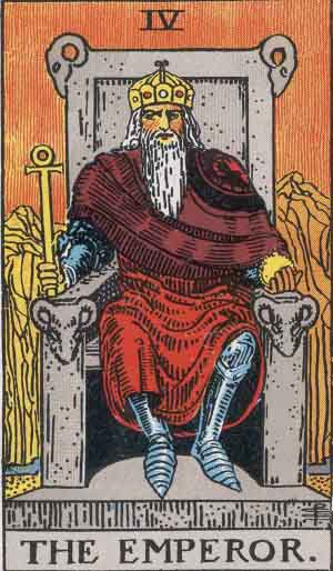 The Emperor tarot card from the Path of Light deck