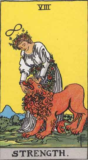Strength tarot card from the Path of Light deck